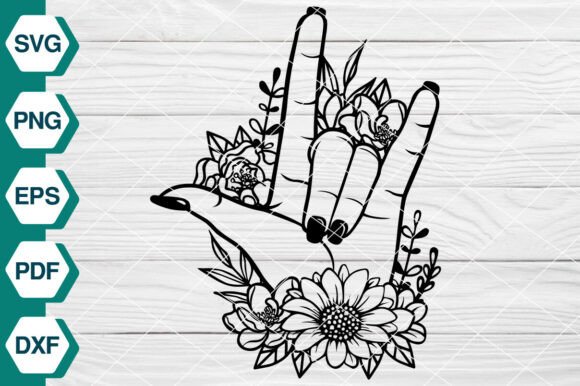 Floral Hand Graphics: Elegant Illustrations for Crafters