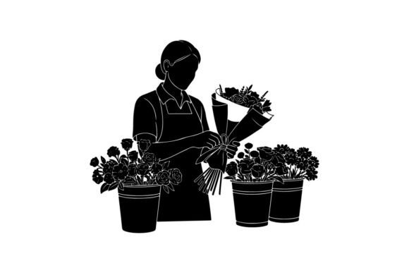 Florist Roses Vector: Graphics & Illustrations