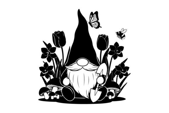 Gnome Silhouette Graphics & Illustrations Review