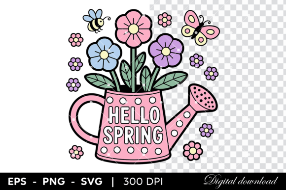 Hello Spring: Fresh Graphics & Illustrations