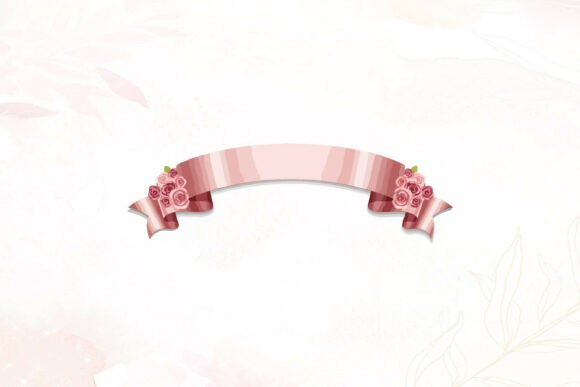 Pink Satin Ribbon Banner with Roses: A Designer's Review