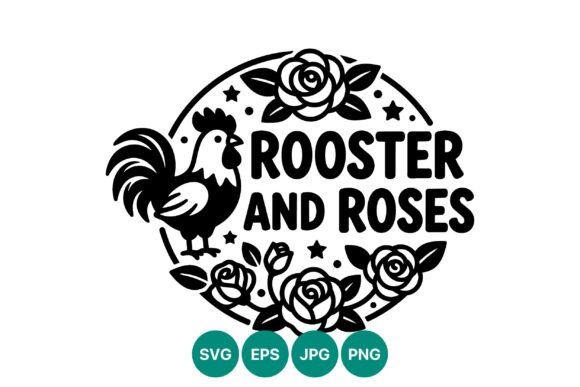 Rooster and Roses: Graphics & Illustrations Review